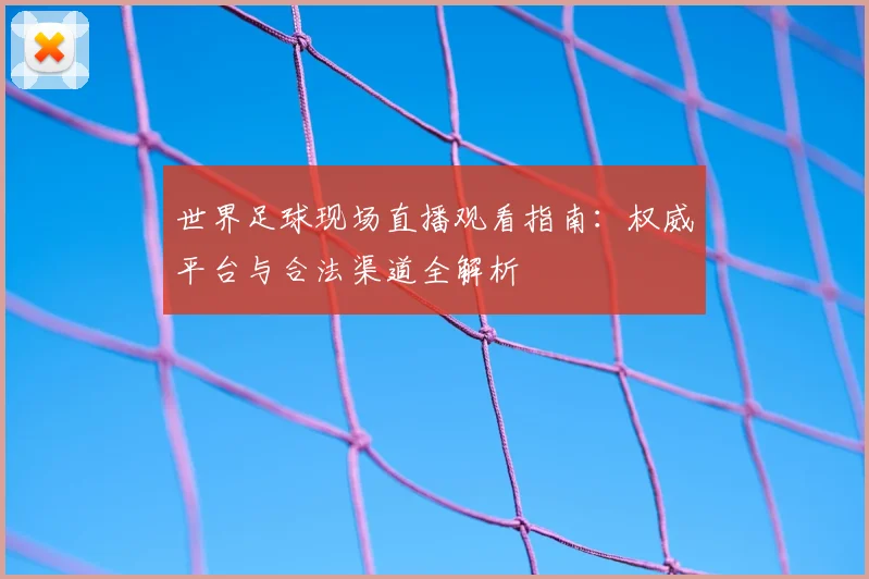 世界足球现场直播观看指南：权威平台与合法渠道全解析